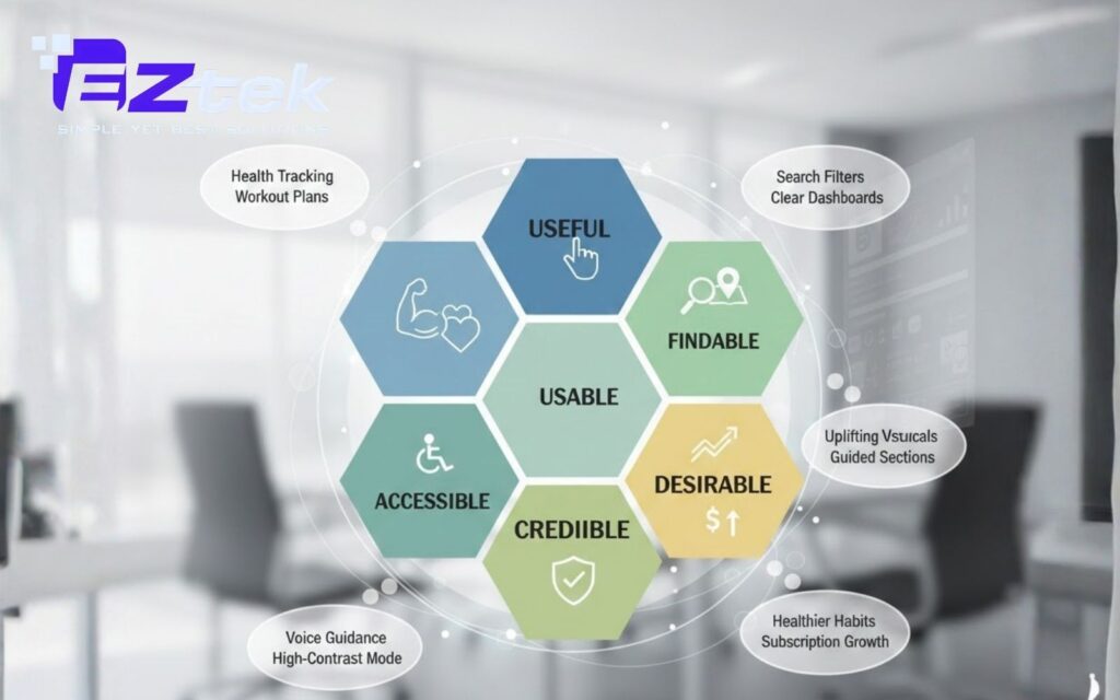 Learn more about UX honeycomb examples