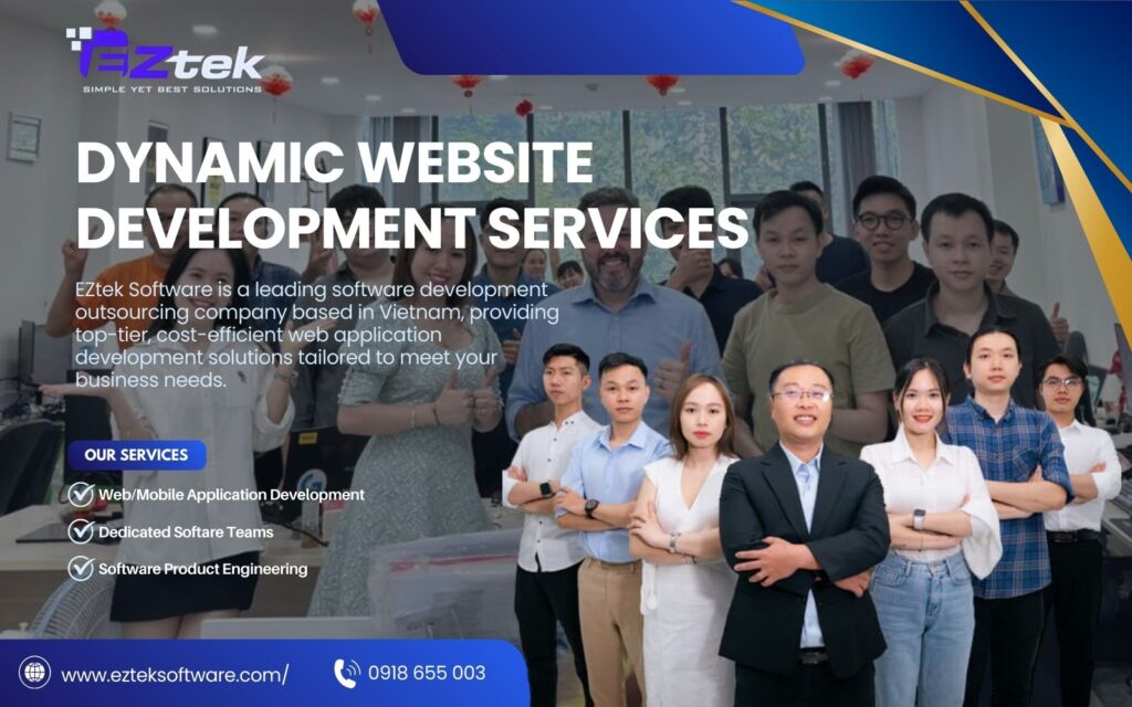 dynamic website development services